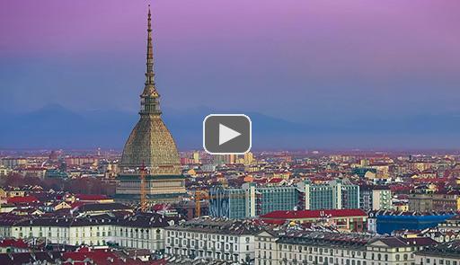 Veduta panoramica della città di Torino