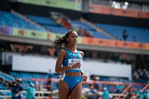 Gaya Bertello Studente atleta che pratica la disciplina sportiva dell'atletica leggera