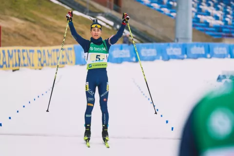Nicola Giordano, studente atleta di biathlon