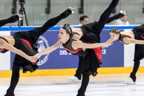 Alessia Limardi, studentessa atleta di pattinaggio di figura sincronizzato