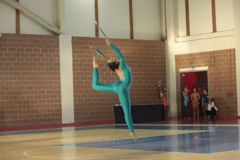 Anna Manfredi, studentessa atleta di twirling