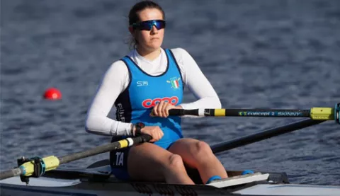 Anna Mangia, studentessa atleta di canottaggio