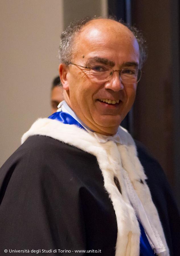 Rettore Ajani durante la Cerimonia di inaugurazione dell'anno accademico 2014-2015