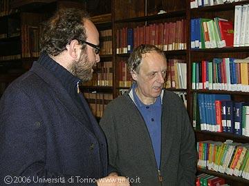 Dario Argento nella Biblioteca di Lettere