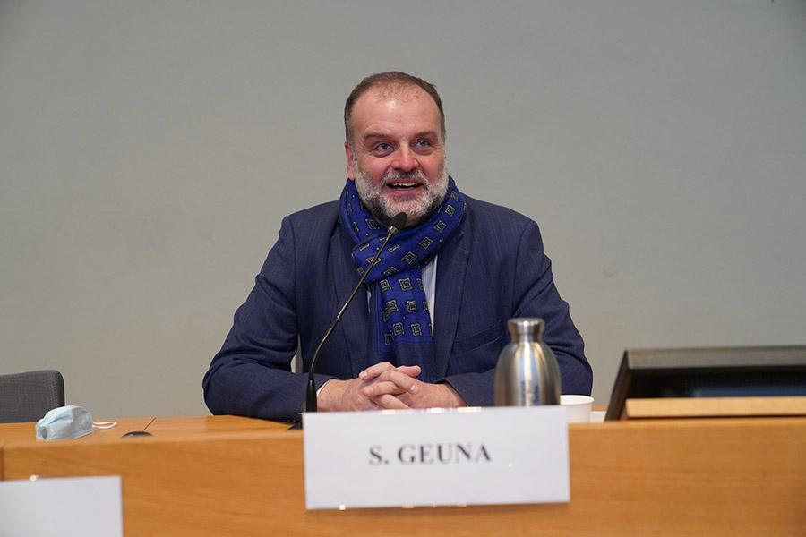 Primo piano del Rettore Stefano Geuna