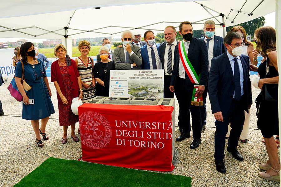  Cerimonia di posa della prima pietra della "Città delle Scienze e dell'Ambiente" 8 luglio 2021