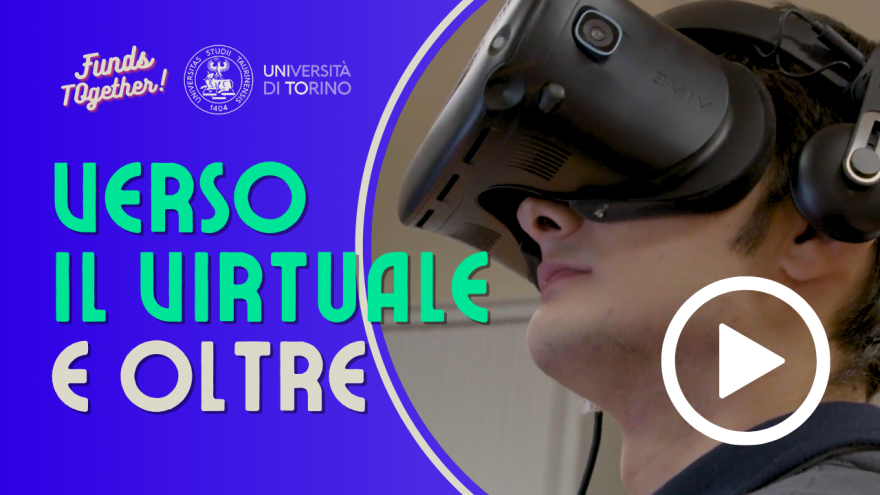 testa di ragazzo con visore virtuale