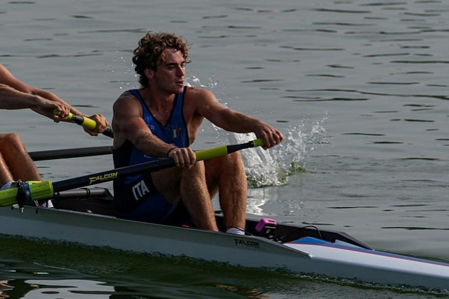 Alessandro Gardino, studente atleta di canottaggio