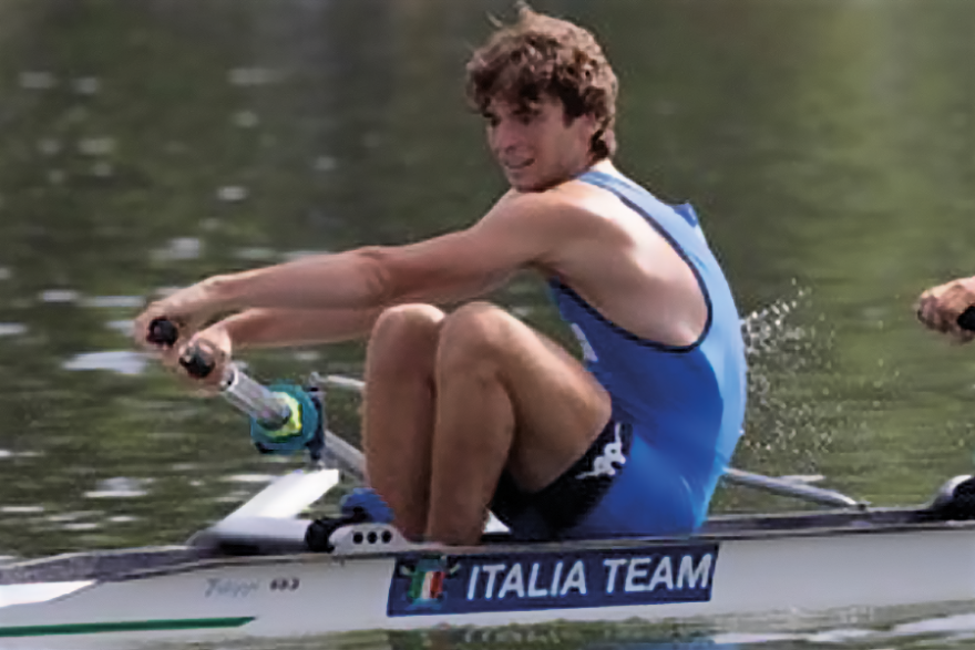 Alessandro Gardino, studente atleta di canottaggio