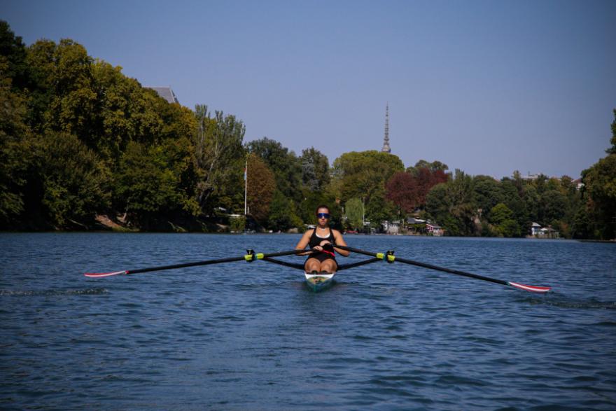 Angela Billò, studentessa atleta di canottaggio