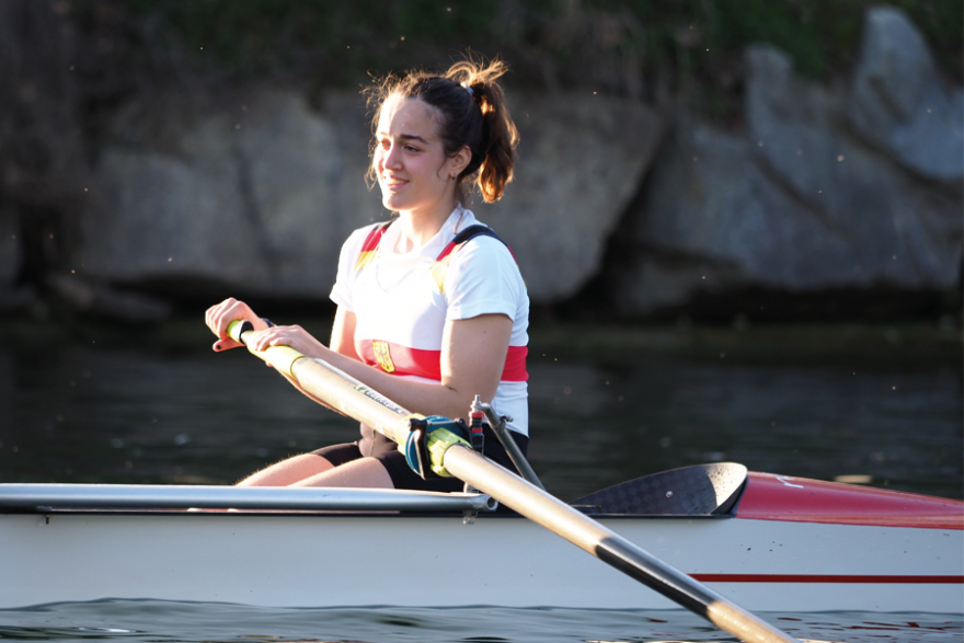 Anita Boldrino, studentessa atleta di canottaggio