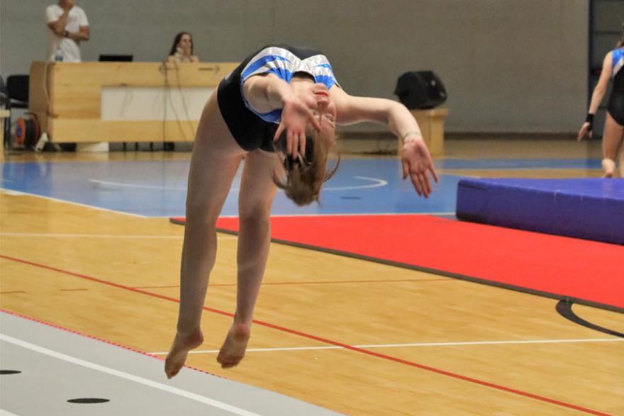 Anna Baravalle, studentessa atleta di ginnastica acrobatica