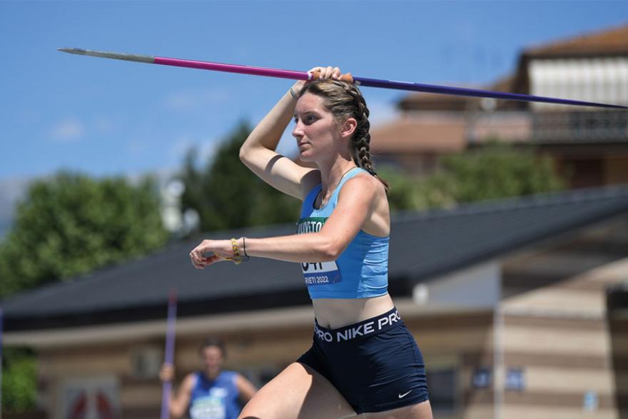Anna Bertin, studentessa atleta di atletica