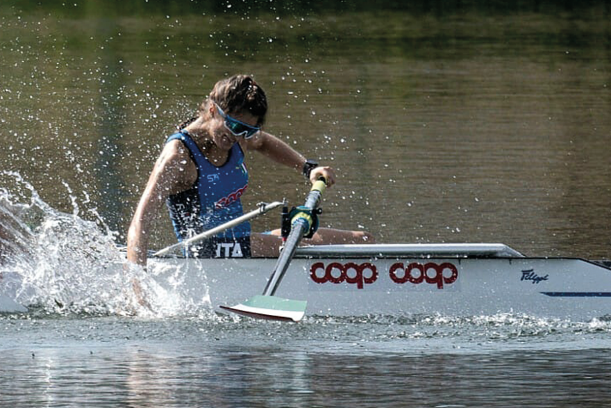 Anna Rossi, studentessa atleta di canottaggio