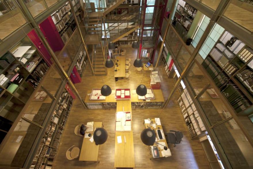 Interno dell'Archivio storico di Unito