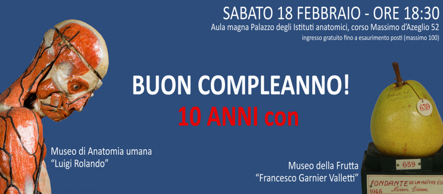 Immagine 10 anni Musei Anatomia e della Frutta