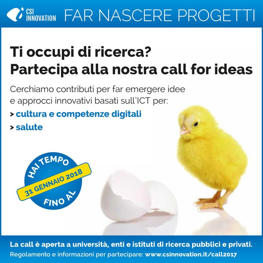 Call for innovation - Far nascere progetti