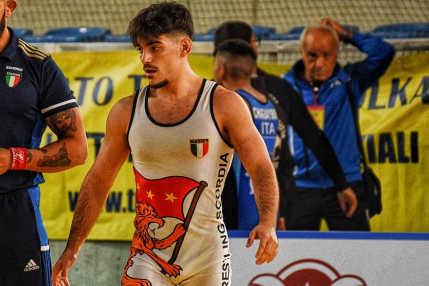 Christian Caniglia, studente atleta di Lotta