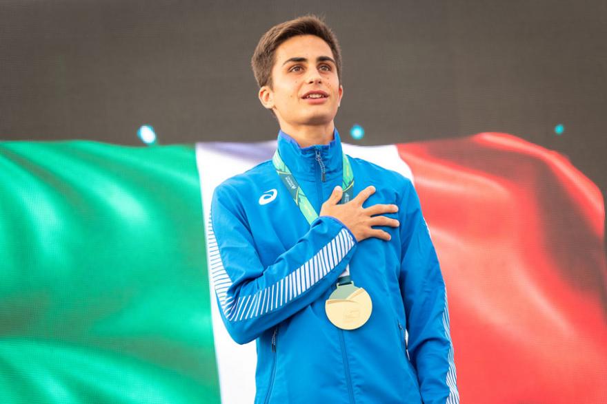Elia Mattio, studente atleta di atletica leggera