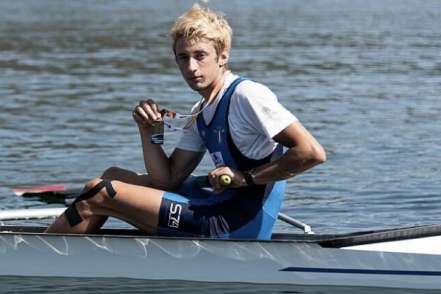Federico Franco, studente atleta di canottaggio