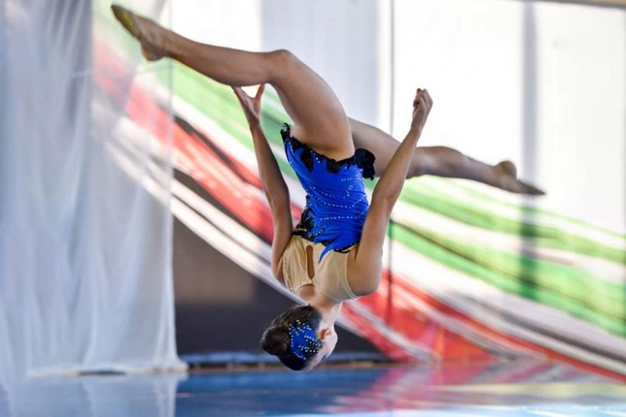 Francesca Carnevale, studentessa atleta di twirling