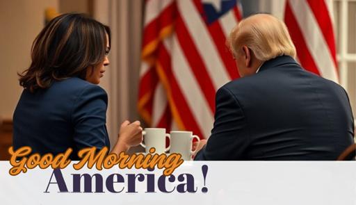 Good morning America Harris e Trupo con titolo 'Good morning America'