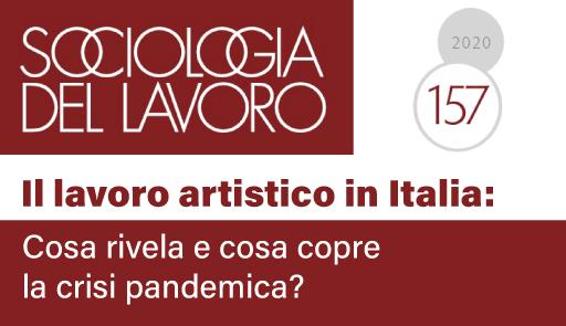 Presentazione n.157/2020 Rivista Sociologia del Lavoro Grafica evento presentazione rivista Sociologia del lavoro