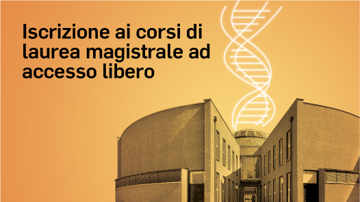 Titolo dell'avviso su sfondo colorato con edificio unito