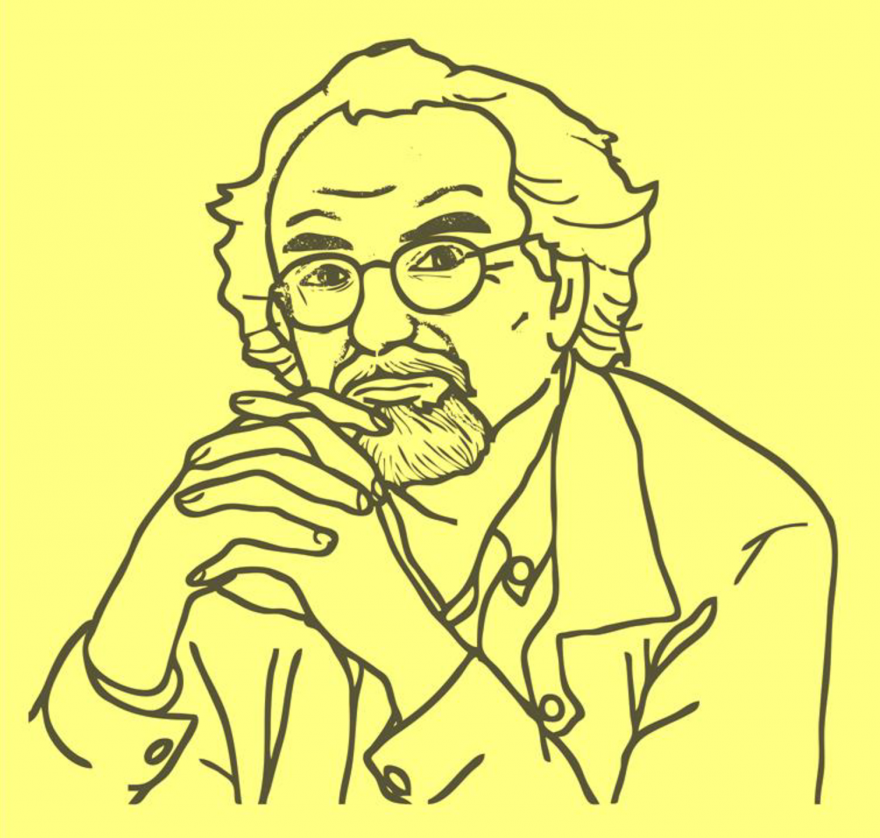 Lectio magistralis Ugo Volli Caricatura Ugo Volli