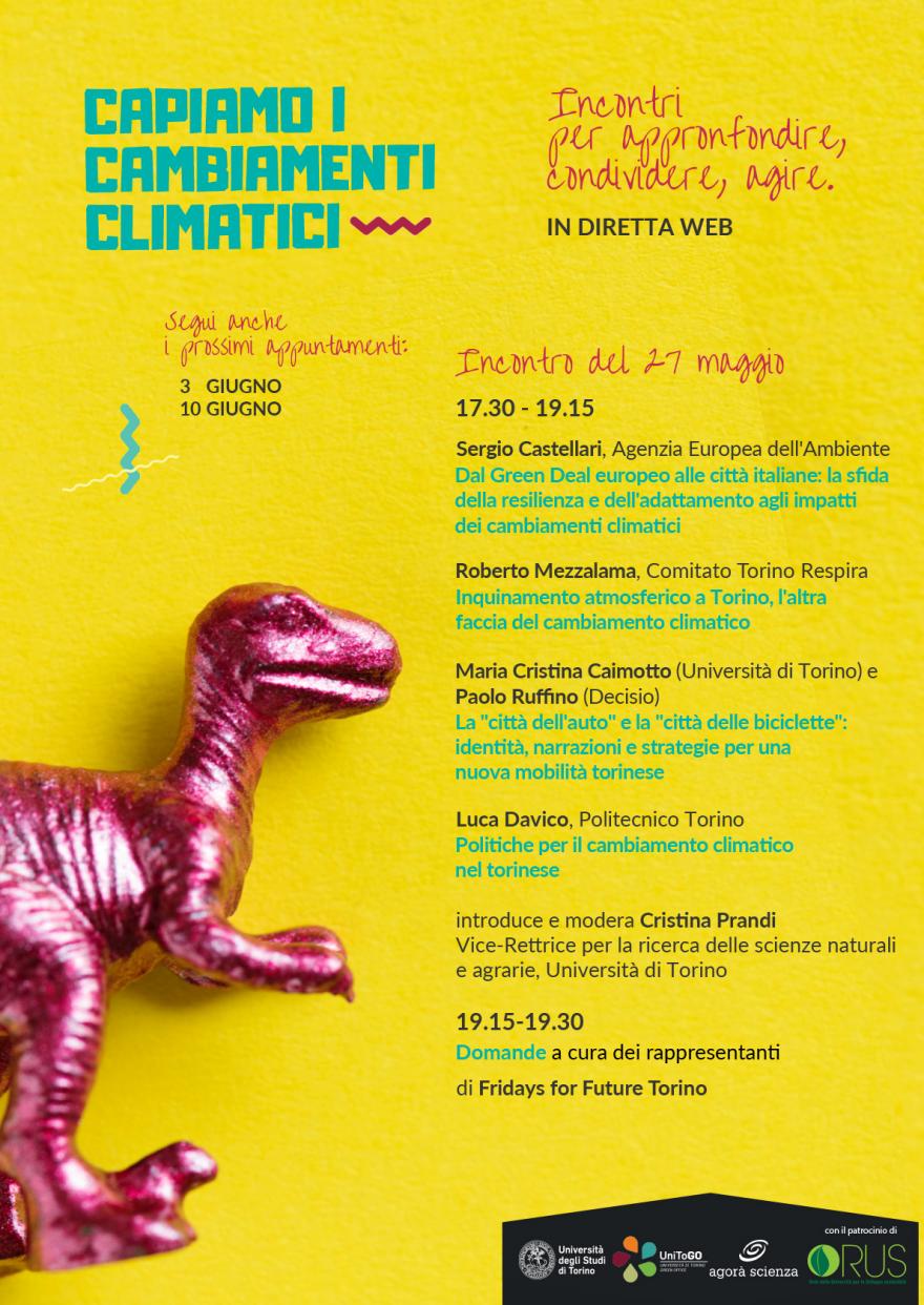 Locandina con programma degli interventi