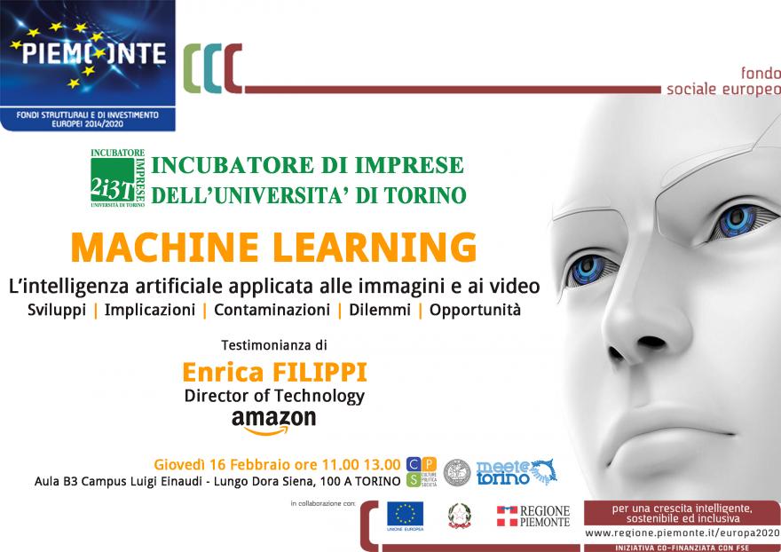 Locandina evento Machine Learning