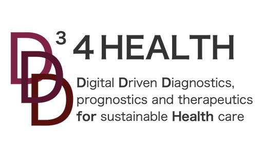 logo con scritta Digital Driven Diagnostics, prognostics and therapeutics for sustainable Health care