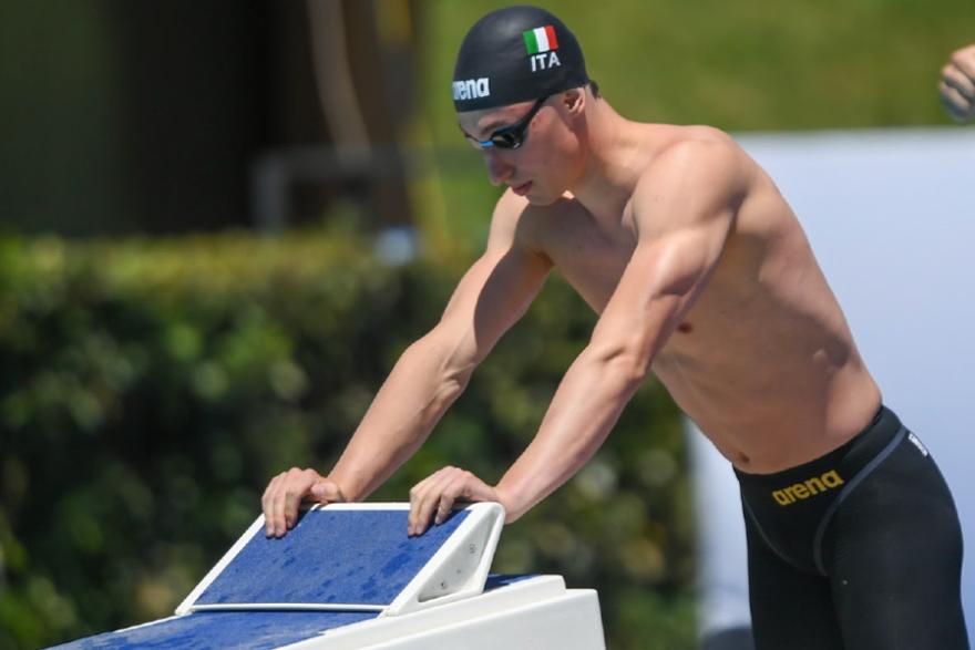 Gabriele Mancini, studente atleta di nuoto