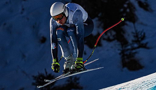 Marco Abbruzzese, studente atleta di sci alpino