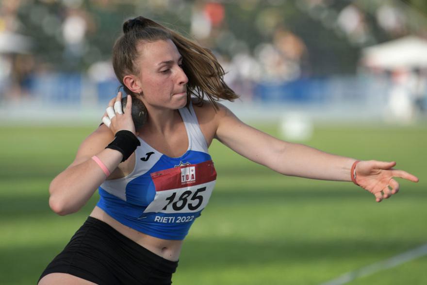 Sara Verteramo, studentessa atleta di atletica leggera