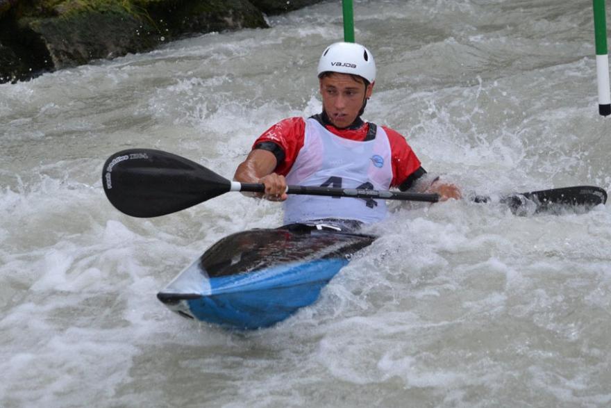 Tommaso Panico, studente atleta di canoa
