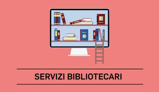 Biblioteche: nuove riaperture Icone di uno scaffale bibliotecario con scritta BIBLIOTECHE