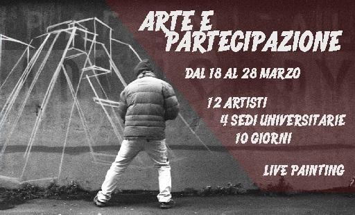 Foto di uno street artist all’opera