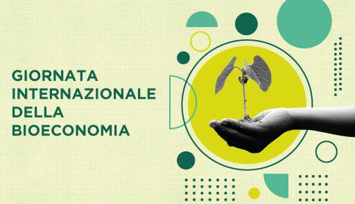 Una piantina nasce da una manciata di terra su una mano