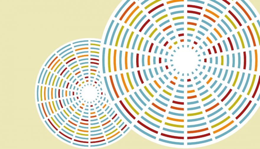 Le linee guida sull’equilibrio di genere nei convegni e negli eventi di divulgazione scientifica grafica colorata con titolo dell'evento