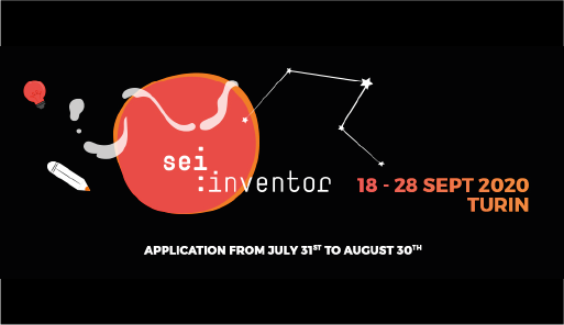 Immagine con testo: SEI: Inventor 18-28 SEPT 2020 TURIN