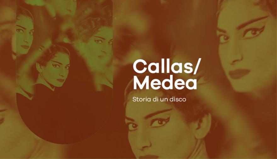 grafica su sfondo ocra con immagine callas