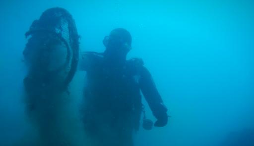 Sub durante un'immersione Sub durante un'immersione