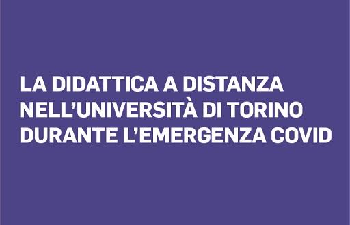 “La didattica a distanza nell'Università di Torino durante l'emergenza Covid". In diretta streaming alla presenza del Ministro Manfredi titolo dell'evento su sfondo colorato