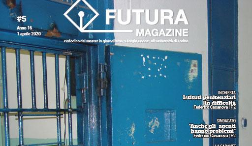 Copertina del quarto numero di Futura: grata di una cella