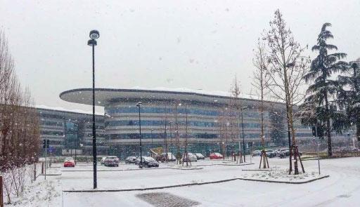 campus innevato
