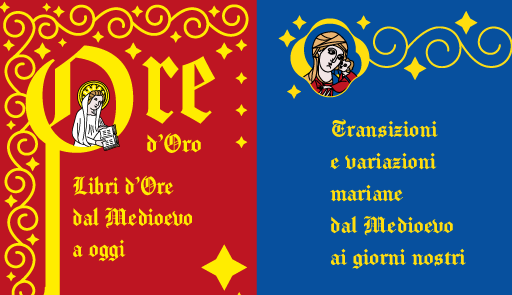 grafica su sfondo blu e rosso 