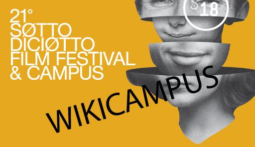 Wikicampus on line - 21° Sottodiciotto Film Festival & Campus volto scomposto in più parti sovrapposte