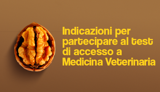 Indicazioni per partecipare al test di accesso a Medicina Veterinaria gheriglio di noce e frase: Indicazioni per partecipare al test di accesso a Medicina Veterinaria
