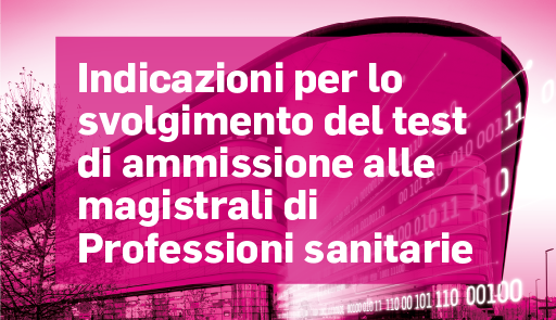 grafica immatricolazioni - Indicazioni per lo svolgimento del test di ammissione ai corsi di laurea magistrale in Professioni sanitarie